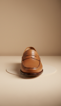 Classic Italian leather loafer